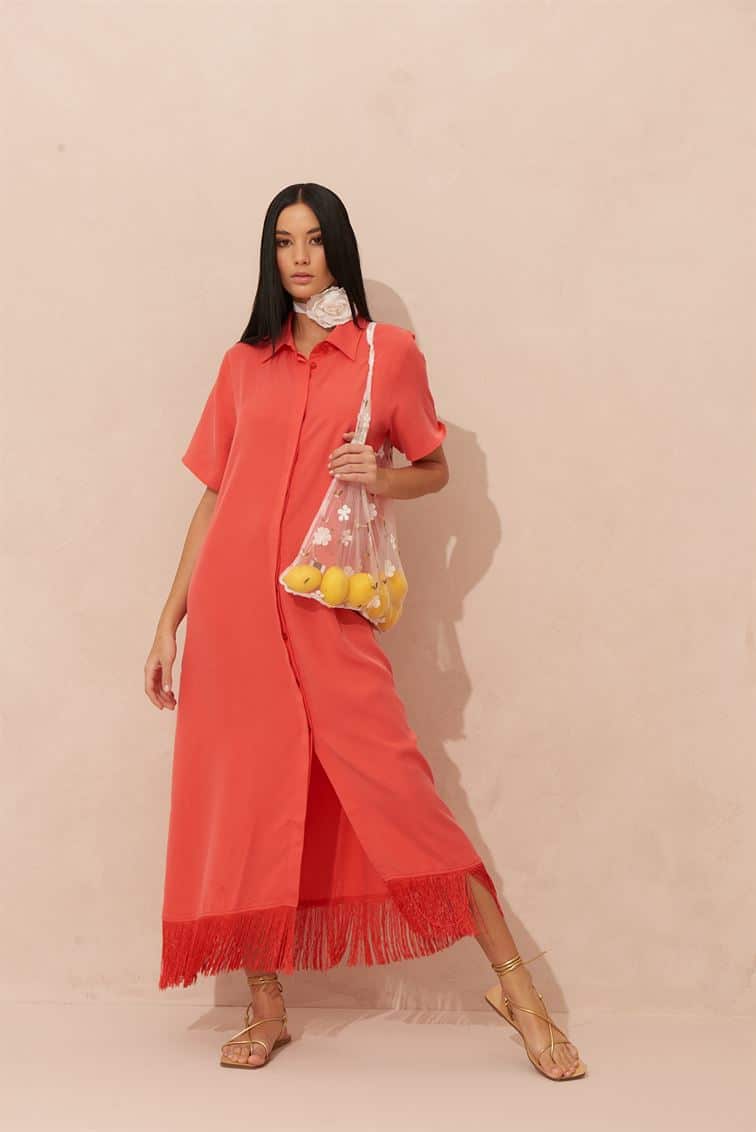 Farah Fringed Dress
