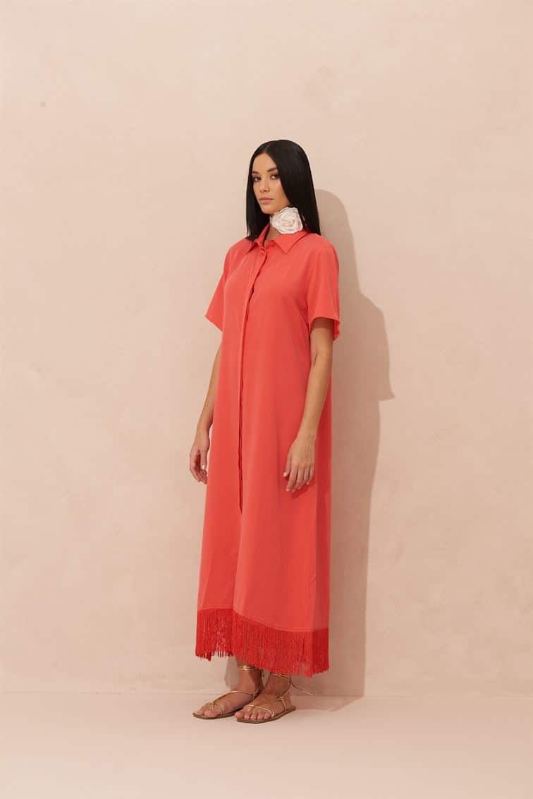 Farah Fringed Dress